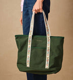 Cloverpaperco™ - Canvas Carry All - Garden Study