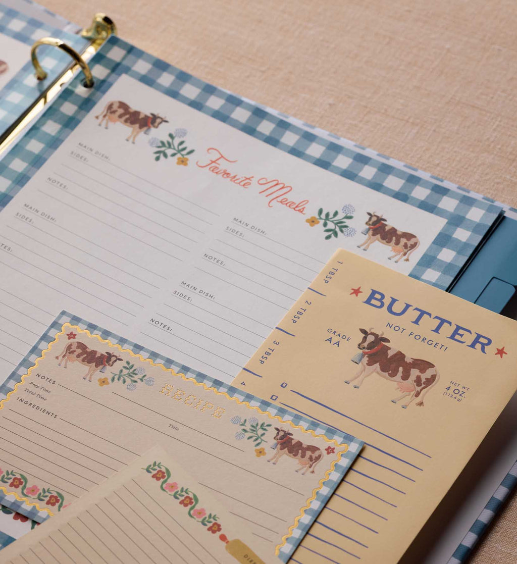 Cloverpaperco™ - Recipe Binder - Home Sweet Home