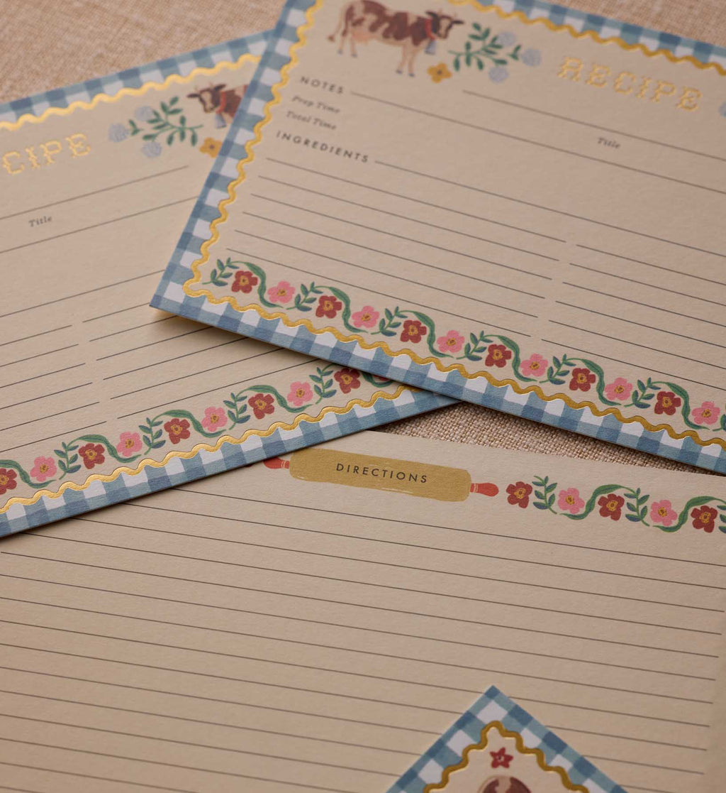 Cloverpaperco™ - Recipe Cards - Home Sweet Home
