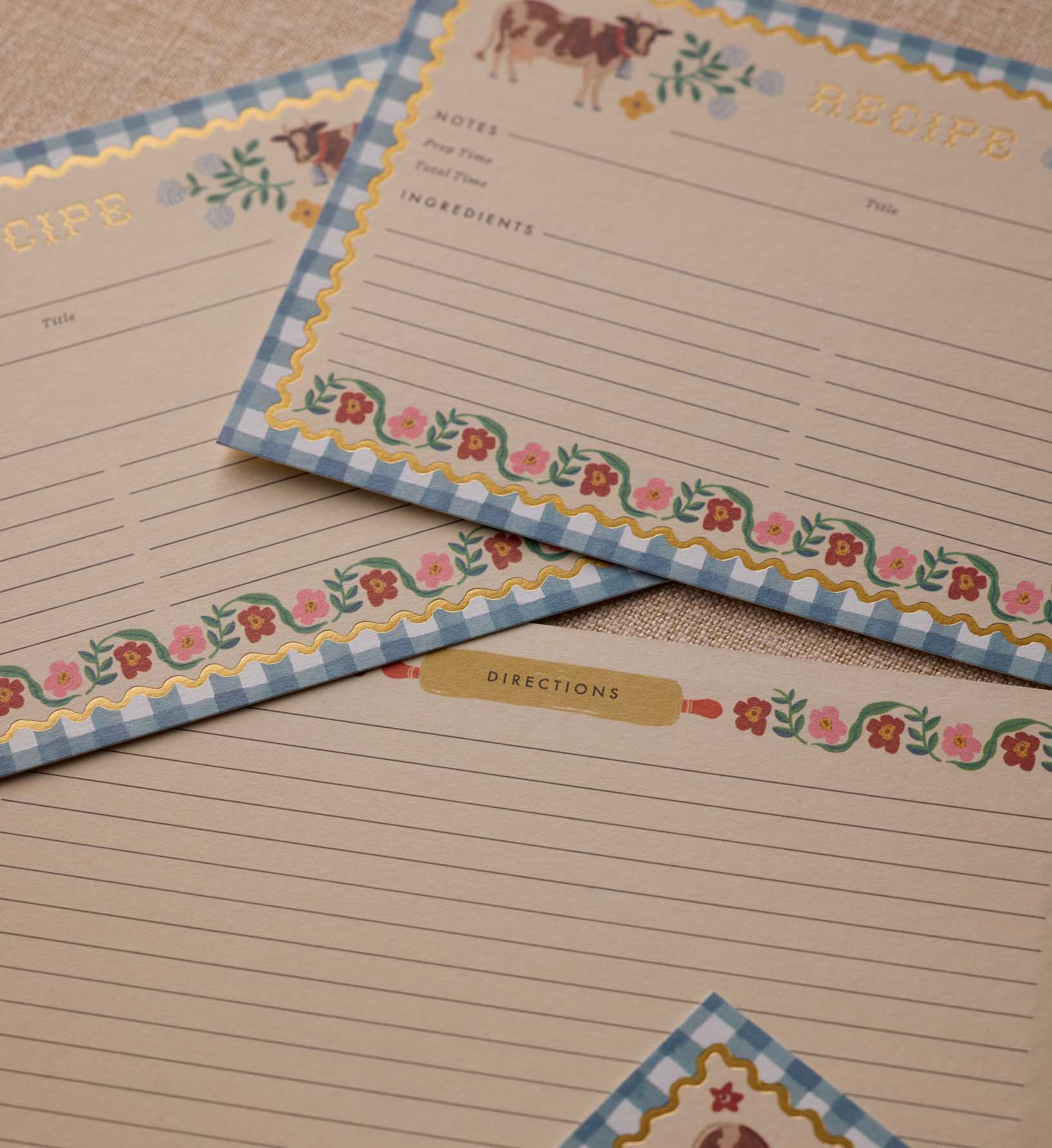 Cloverpaperco™ - Recipe Cards - Home Sweet Home