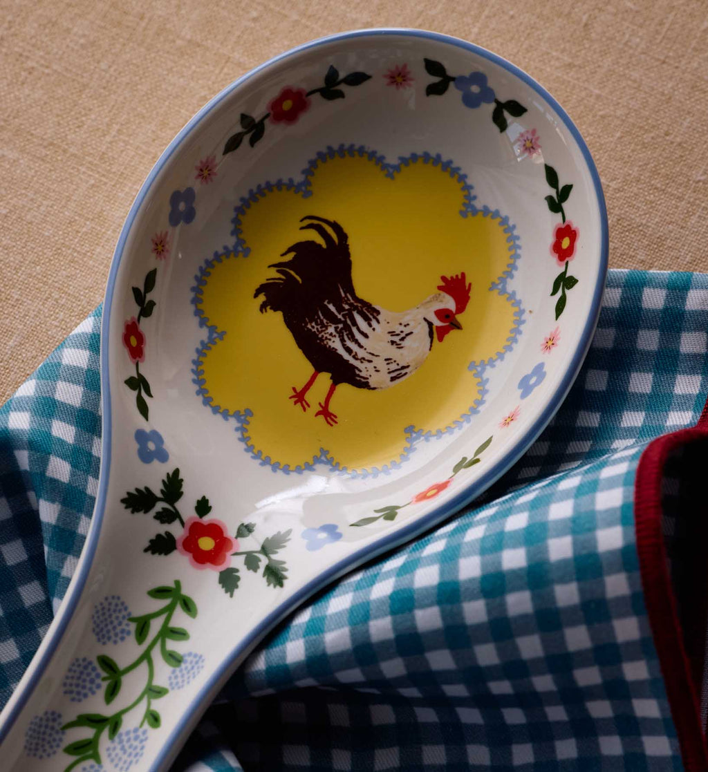 Cloverpaperco™ - Porcelain Spoon Rest - Home Sweet Home