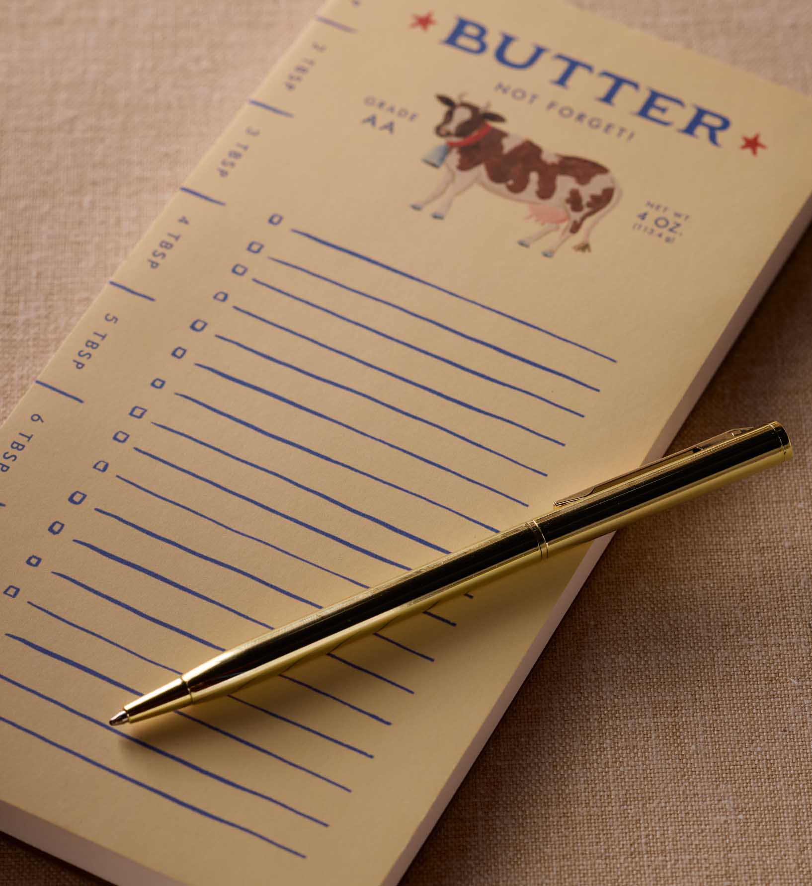 Cloverpaperco™ - Market Pad - Butter Not Forget