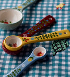 Cloverpaperco™ - Porcelain Measuring Spoons - Home Sweet Home