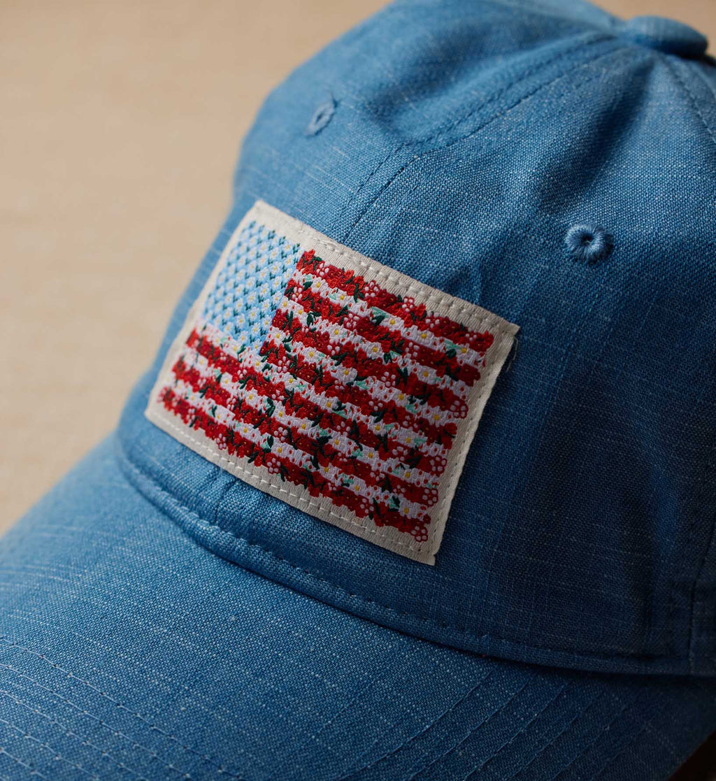 Cloverpaperco™ - Baseball Cap - Americana Denim
