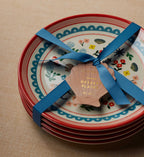 Cloverpaperco™ - Melamine Assorted Dessert Plates - Seaside
