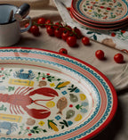 Cloverpaperco™ - Melamine Serving Platter - Seaside