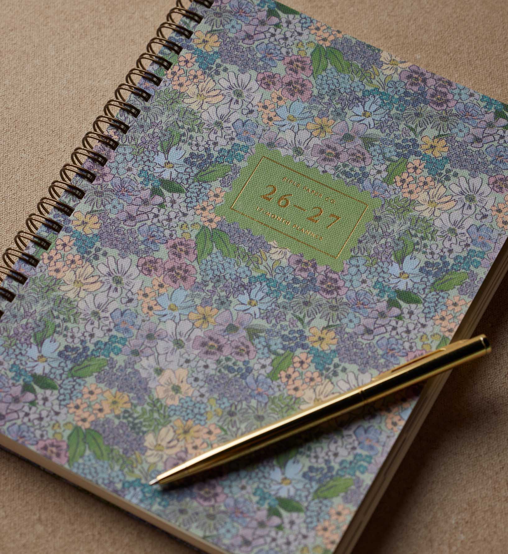 Cloverpaperco™ - 2026-2027 17-Month Academic Softcover Spiral Planner - Mimi