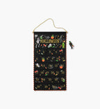 Cloverpaperco™ - Embroidered Hanging Countdown Calendar - Halloween Parade