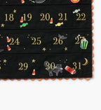 Cloverpaperco™ - Embroidered Hanging Countdown Calendar - Halloween Parade