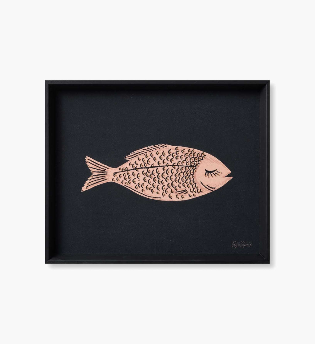 Cloverpaperco™ - Framed Wall Art - It's Fishy