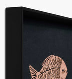 Cloverpaperco™ - Framed Wall Art - It's Fishy