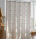 Cloverpaperco™ - Percale Shower Curtain - Strawberry Fields White