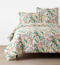 Cloverpaperco™ - Sateen Comforter - Peacock Blush