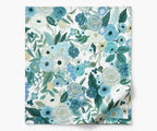 Cloverpaperco™ - Percale Flat Sheet - Garden Party Blue