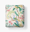 Cloverpaperco™ - Sateen Fitted Sheet - Peacock Blush