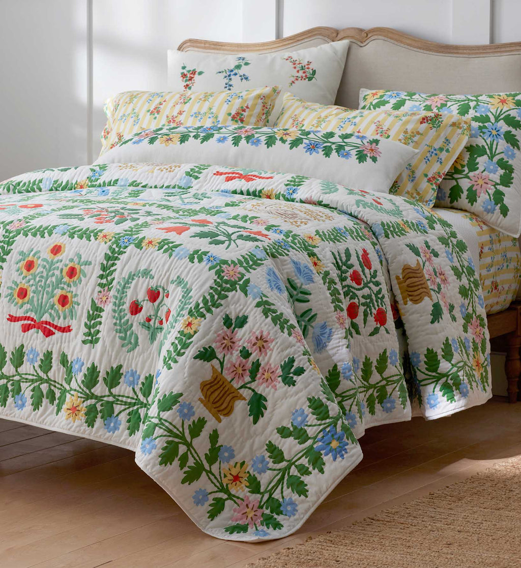 Cloverpaperco™ - Cotton Quilted Sham - Helena