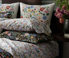 Cloverpaperco™ - Percale Sham - Strawberry Fields Black