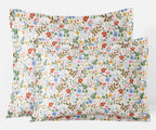 Cloverpaperco™ - Percale Sham - Strawberry Fields White