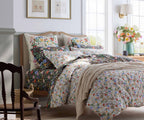 Cloverpaperco™ - Percale Sham - Strawberry Fields White