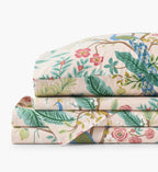 Cloverpaperco™ - Sateen Sheet Set - Peacock Blush