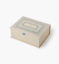 Cloverpaperco™ - Large Embroidered Keepsake Box - Delphine