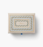 Cloverpaperco™ - Large Embroidered Keepsake Box - Delphine