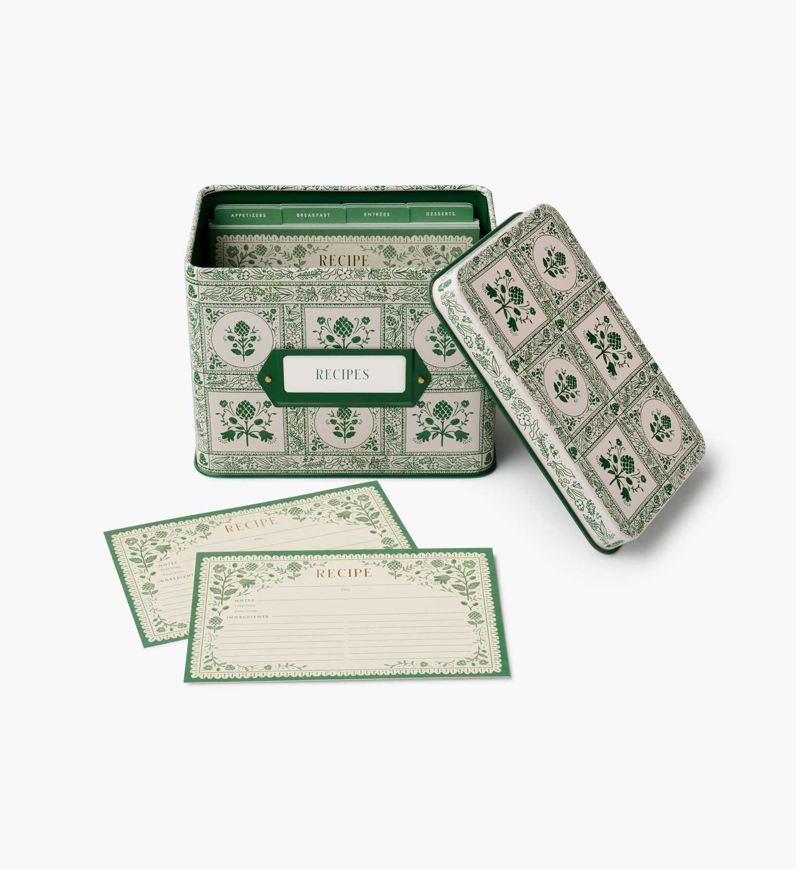 Cloverpaperco™ - Recipe Tin - Artichoke