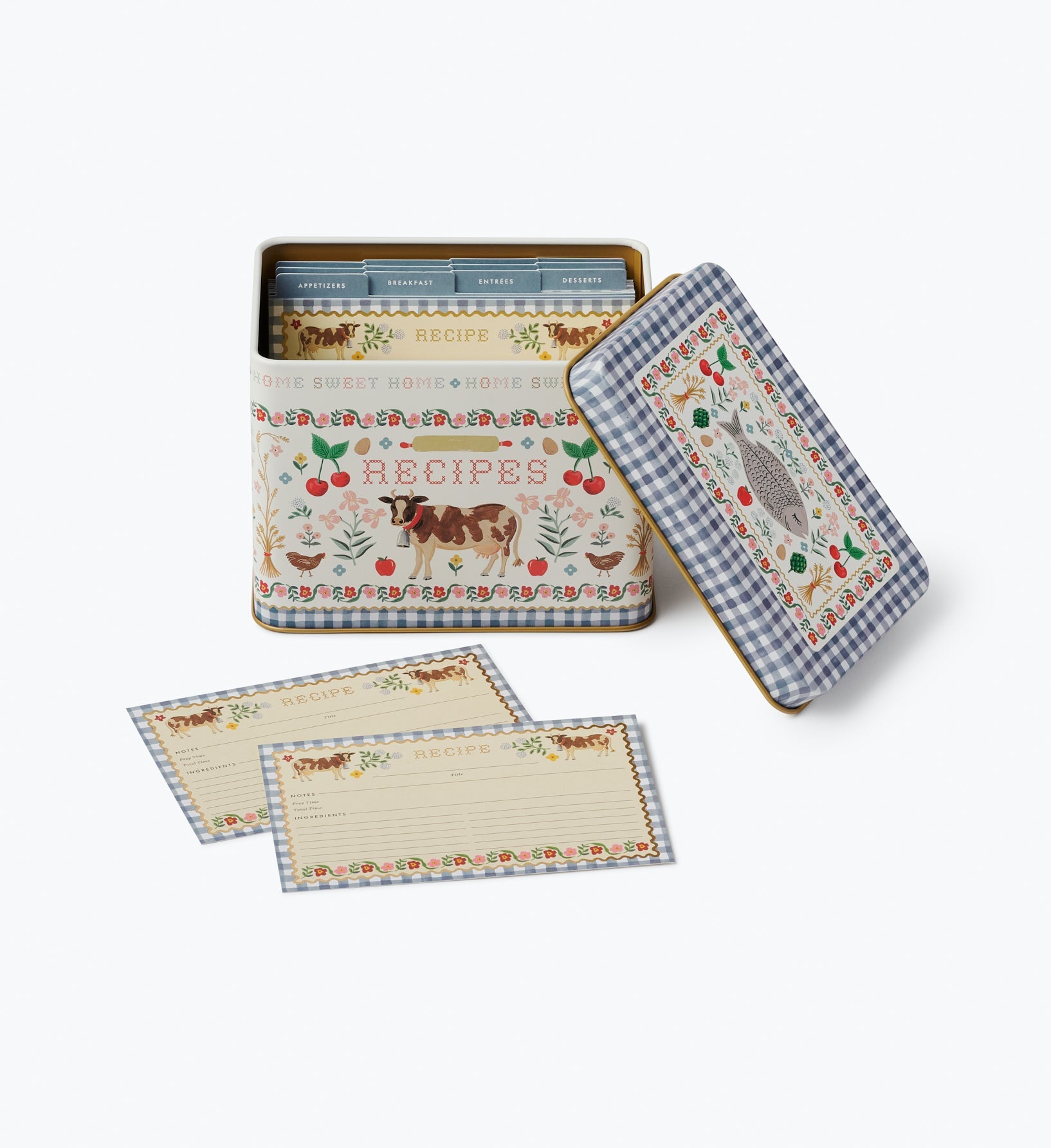 Cloverpaperco™ - Recipe Tin - Home Sweet Home