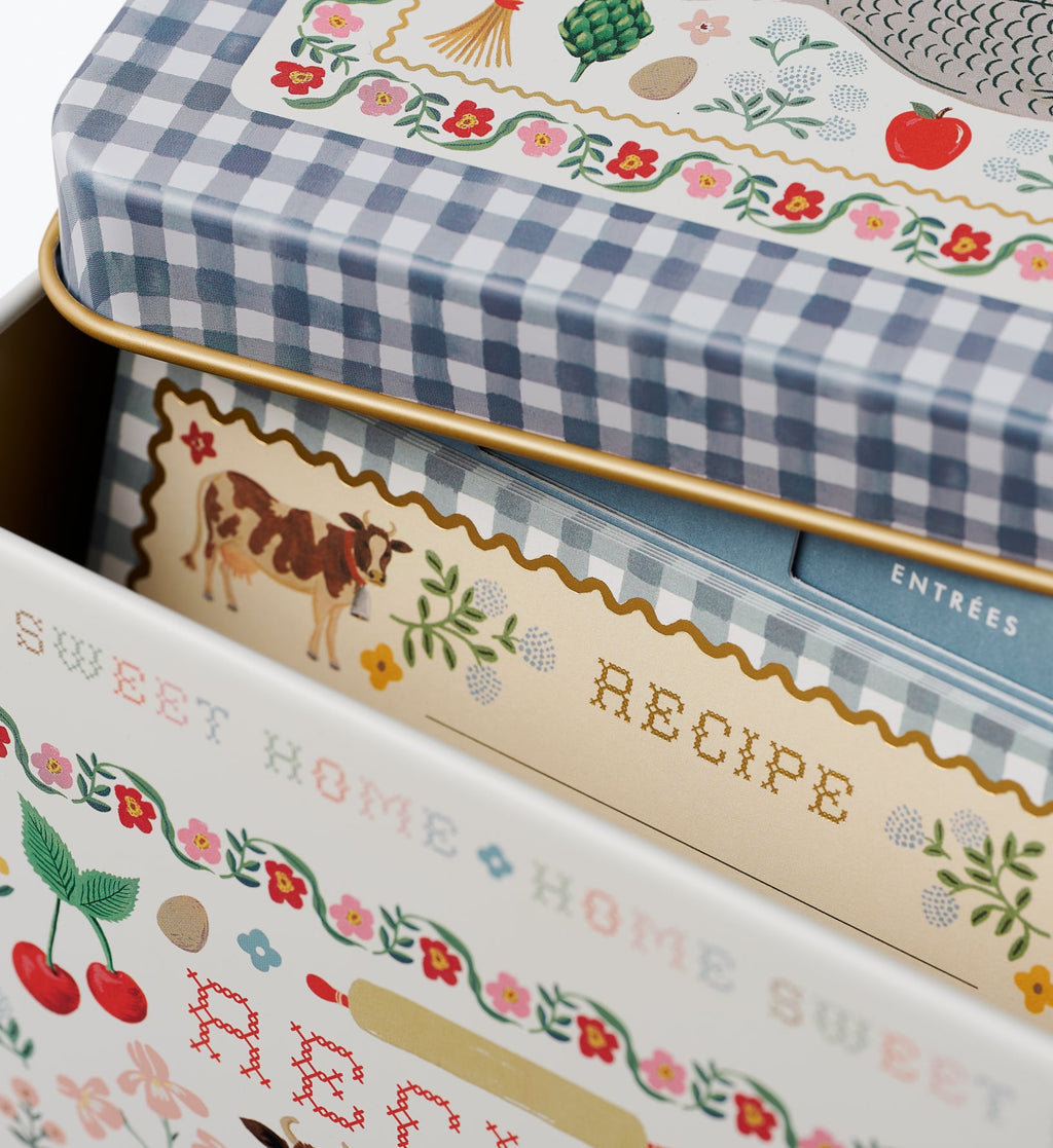 Cloverpaperco™ - Recipe Tin - Home Sweet Home