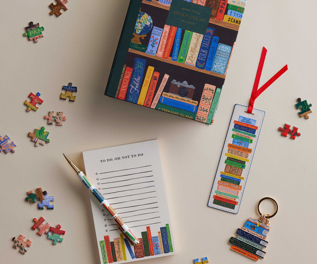 Cloverpaperco™ - Jigsaw Puzzle - Bookshelf