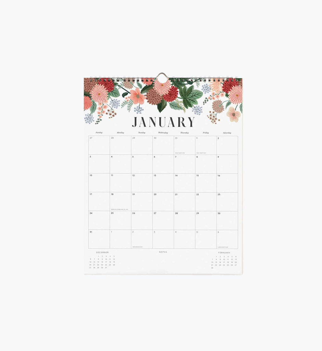 Cloverpaperco™ - 2027 Appointment Calendar - Floral
