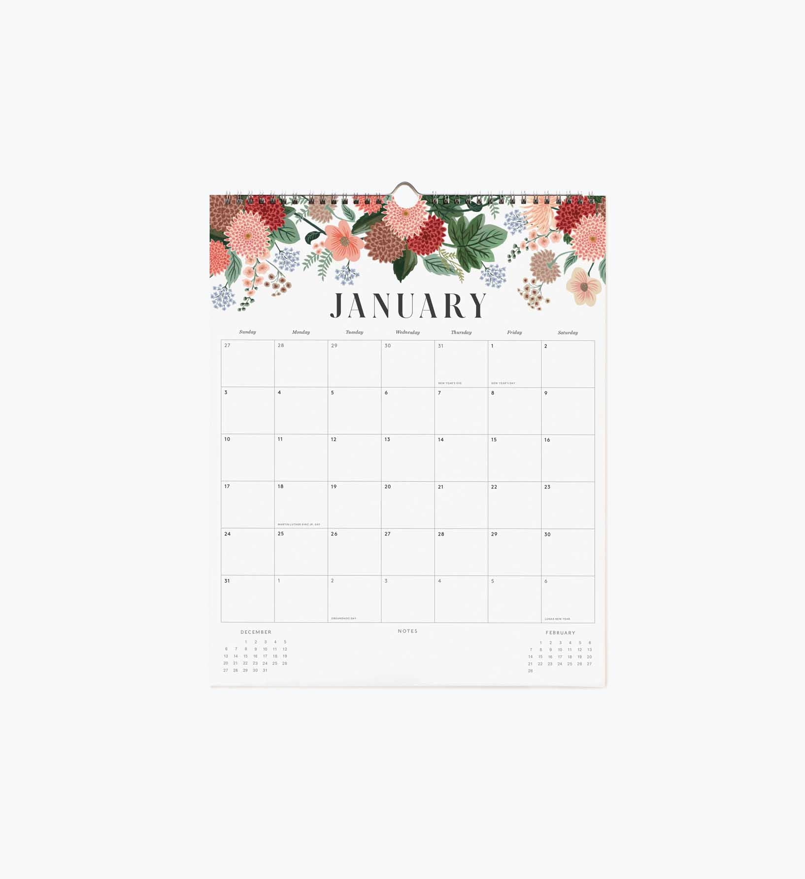 Cloverpaperco™ - 2027 Appointment Calendar - Floral