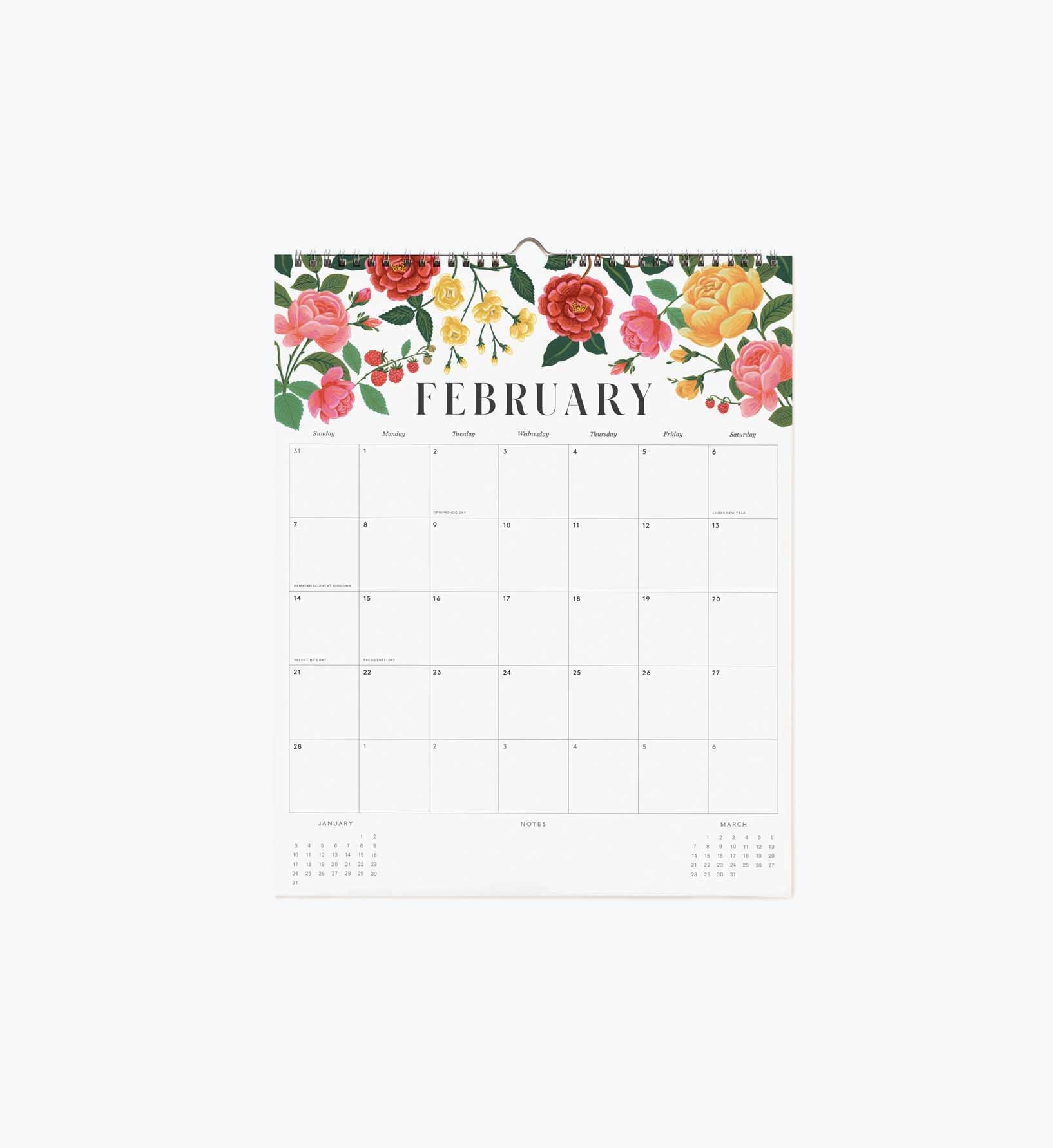 Cloverpaperco™ - 2027 Appointment Calendar - Floral