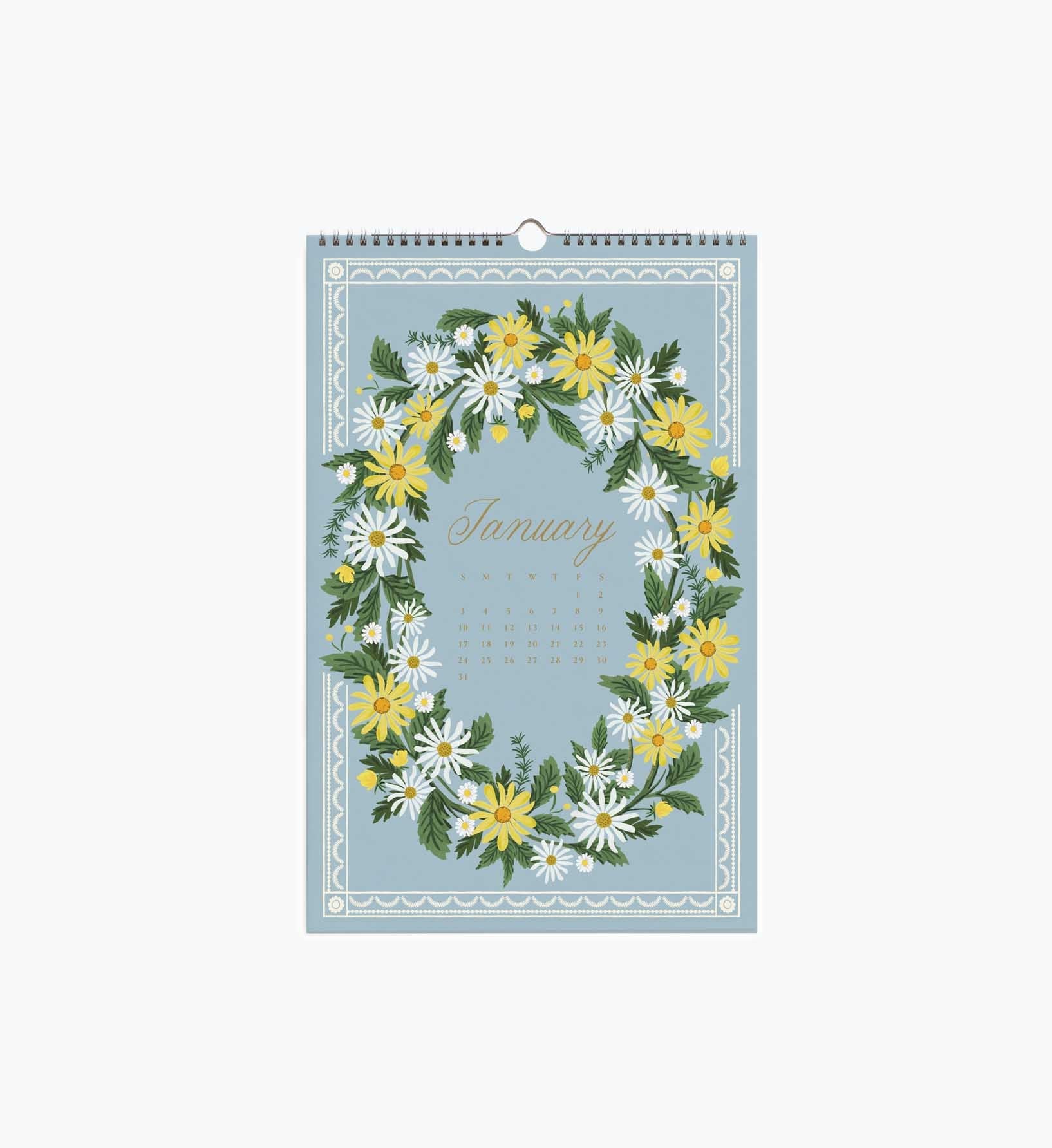 Cloverpaperco™ - 2027 Wall Calendar - Botanical Garden