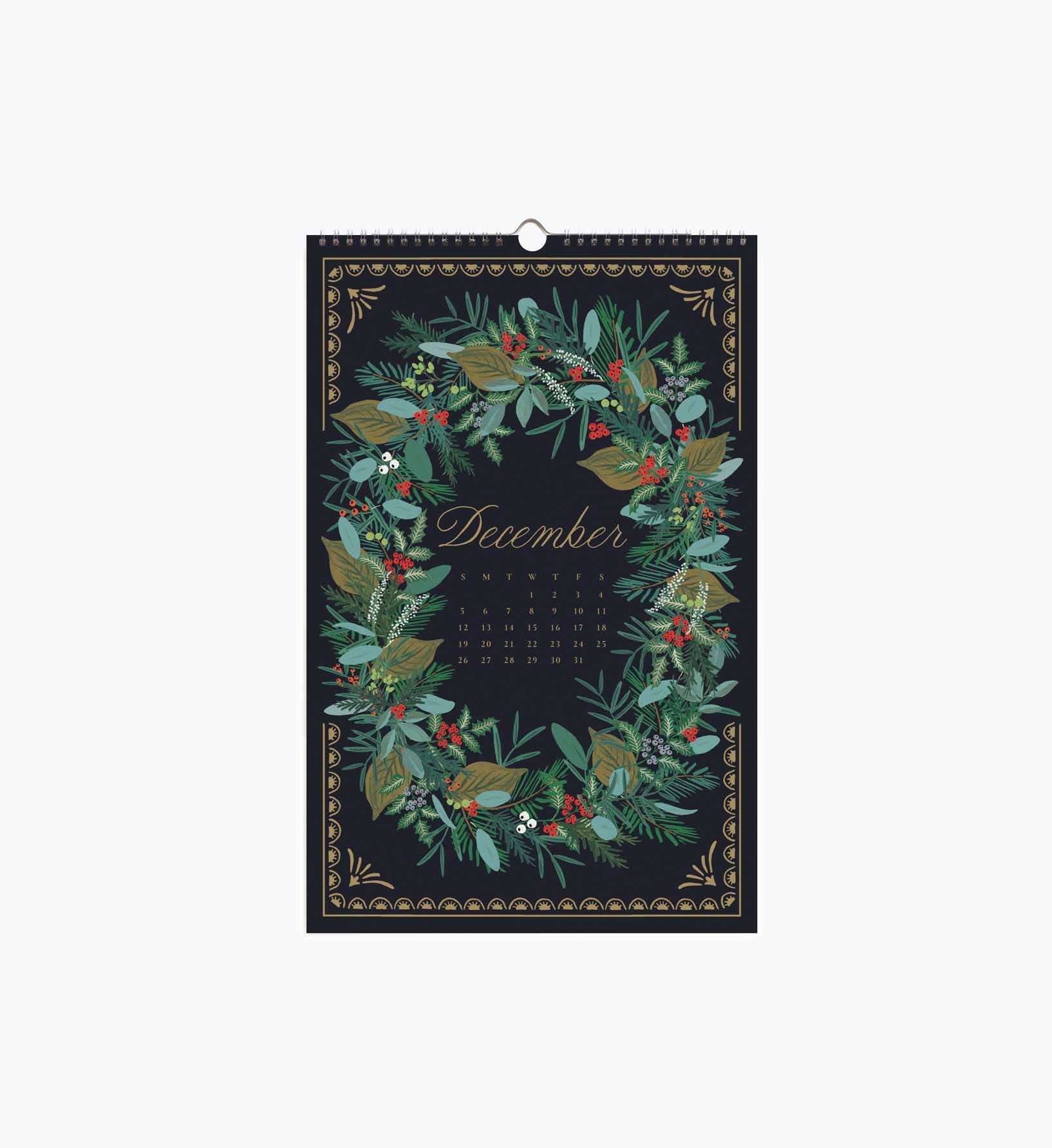 Cloverpaperco™ - 2027 Wall Calendar - Botanical Garden
