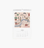 Cloverpaperco™ - 2027 Wall Calendar - Travel Sketches
