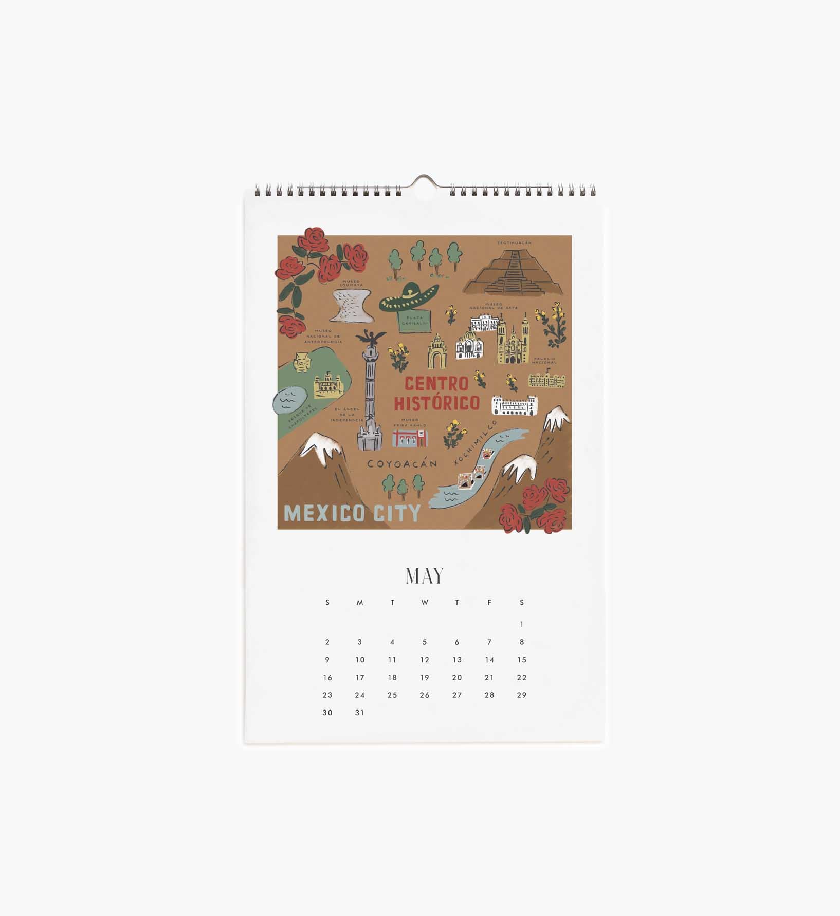 Cloverpaperco™ - 2027 Wall Calendar - Travel Sketches