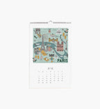 Cloverpaperco™ - 2027 Wall Calendar - Travel Sketches
