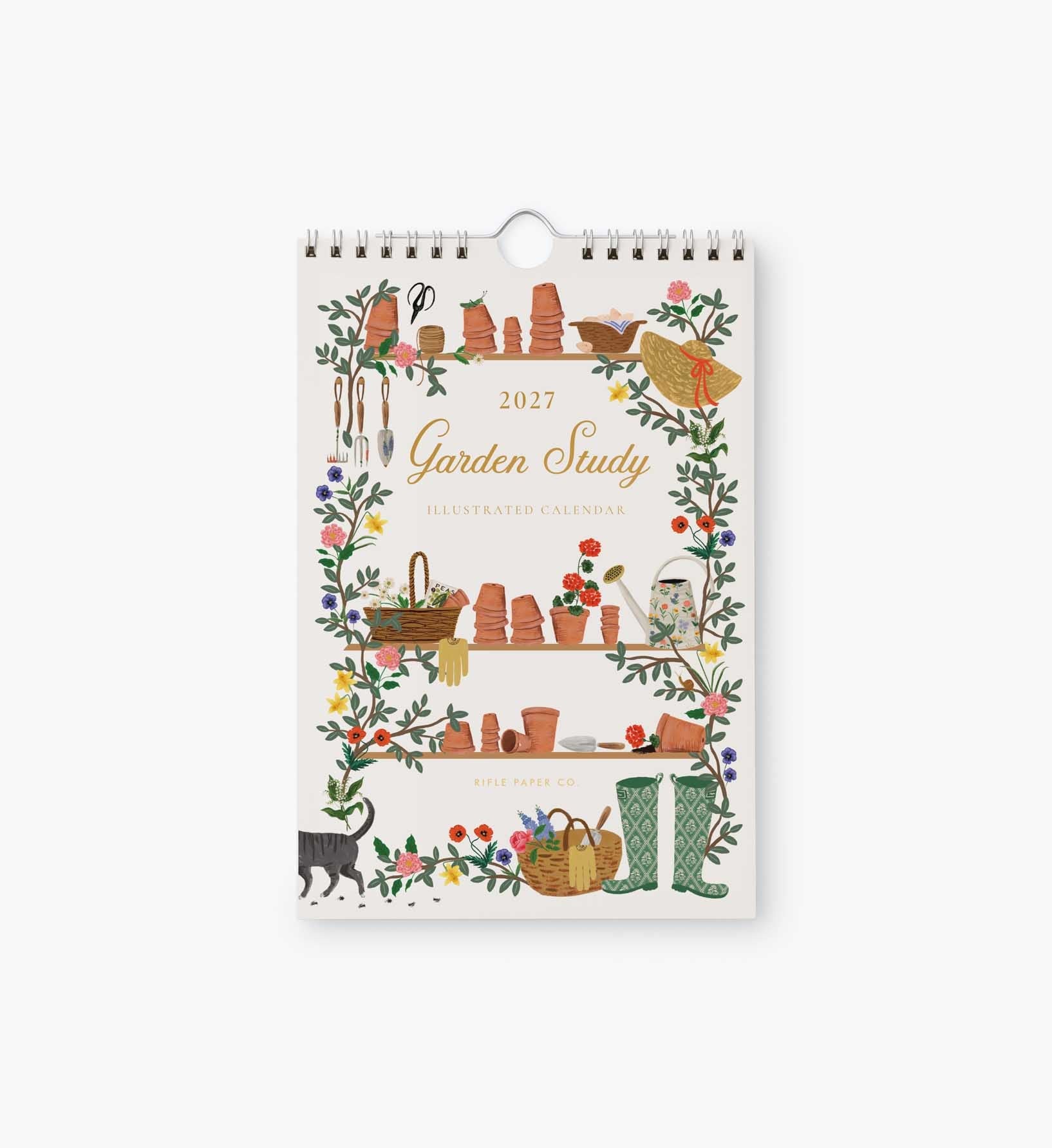 Cloverpaperco™ - 2027 Kitchen Calendar - Garden Study