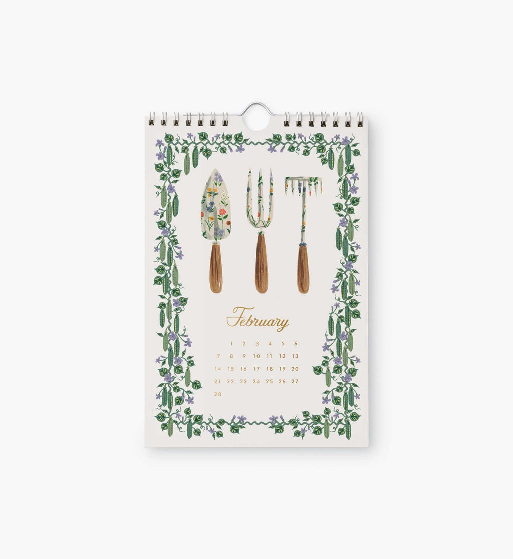 Cloverpaperco™ - 2027 Kitchen Calendar - Garden Study