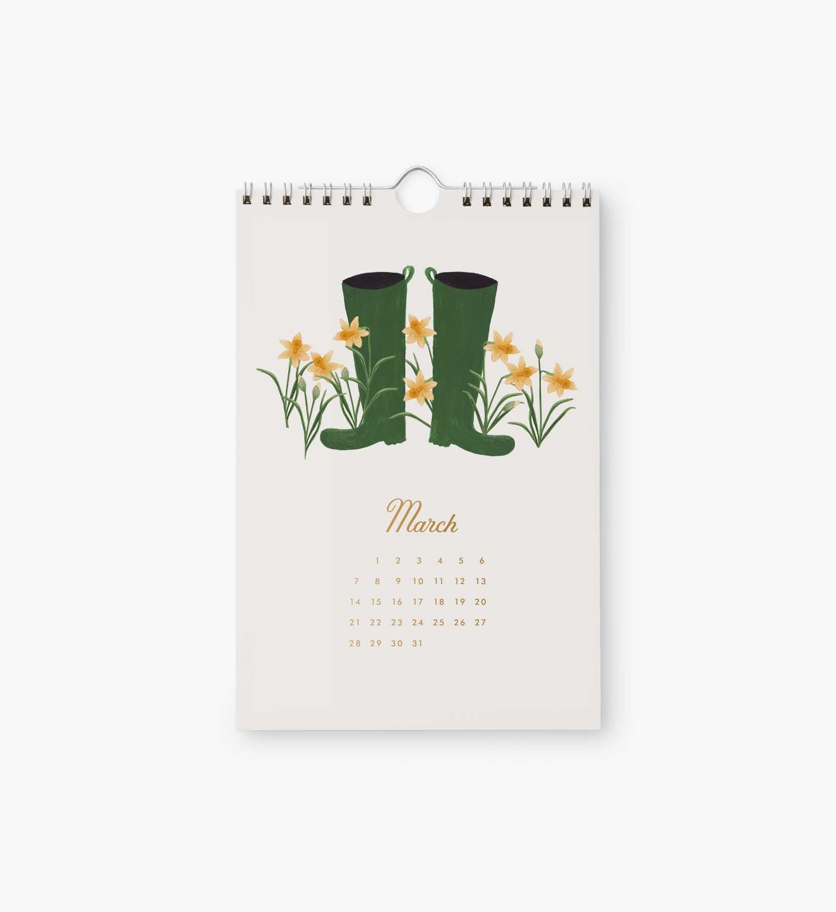 Cloverpaperco™ - 2027 Kitchen Calendar - Garden Study