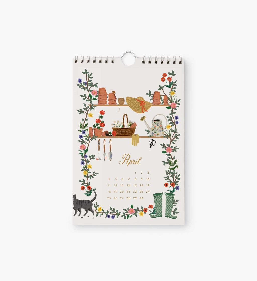 Cloverpaperco™ - 2027 Kitchen Calendar - Garden Study