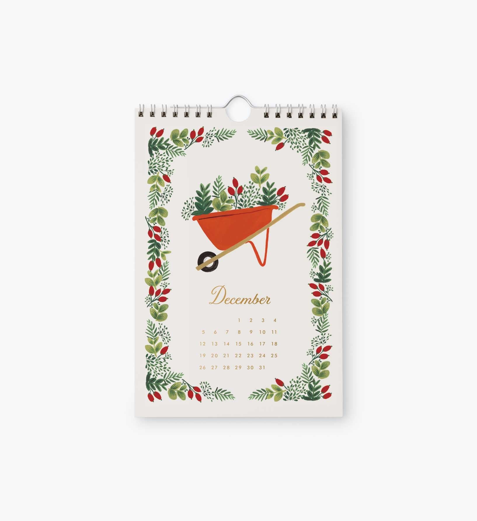 Cloverpaperco™ - 2027 Kitchen Calendar - Garden Study