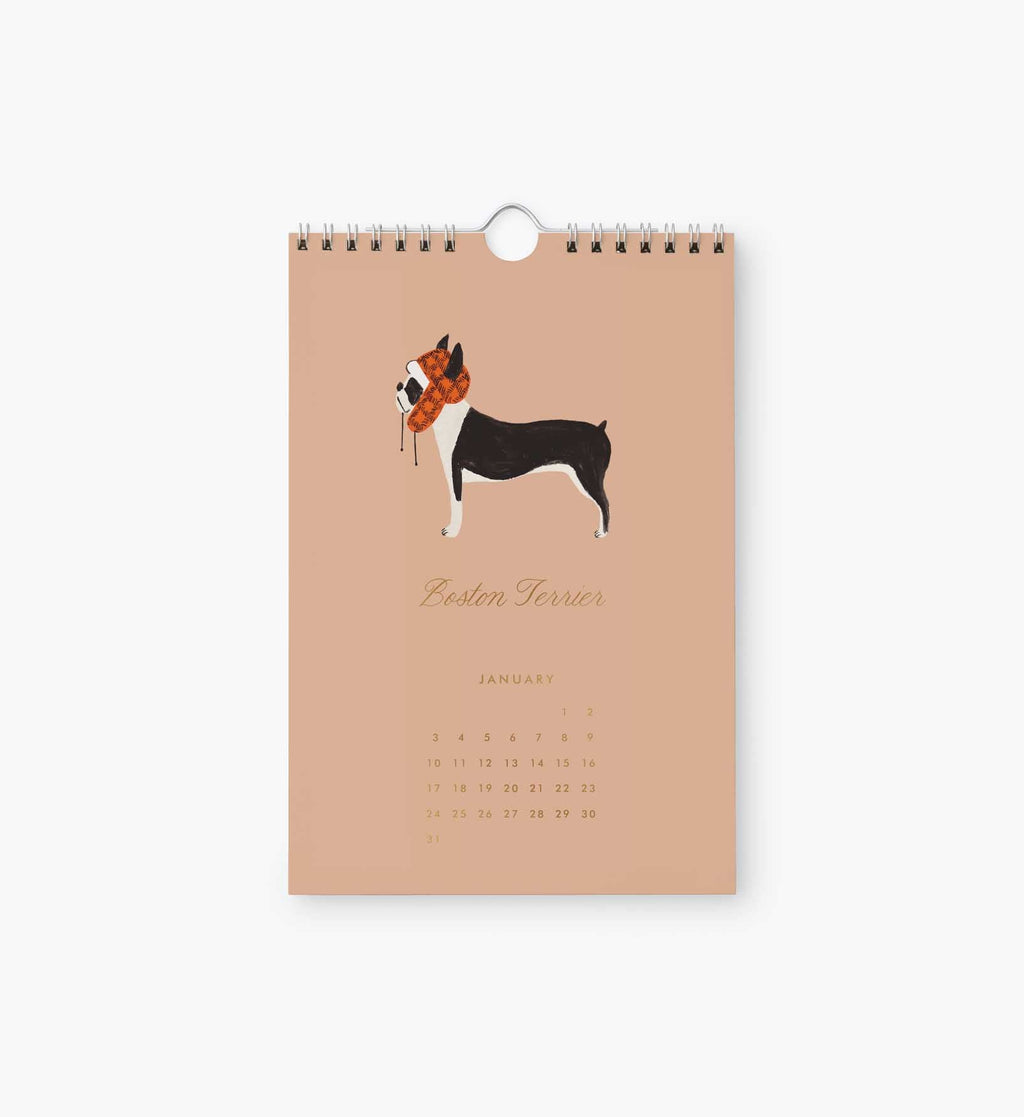 Cloverpaperco™ - 2027 Kitchen Calendar - Dog of the Month