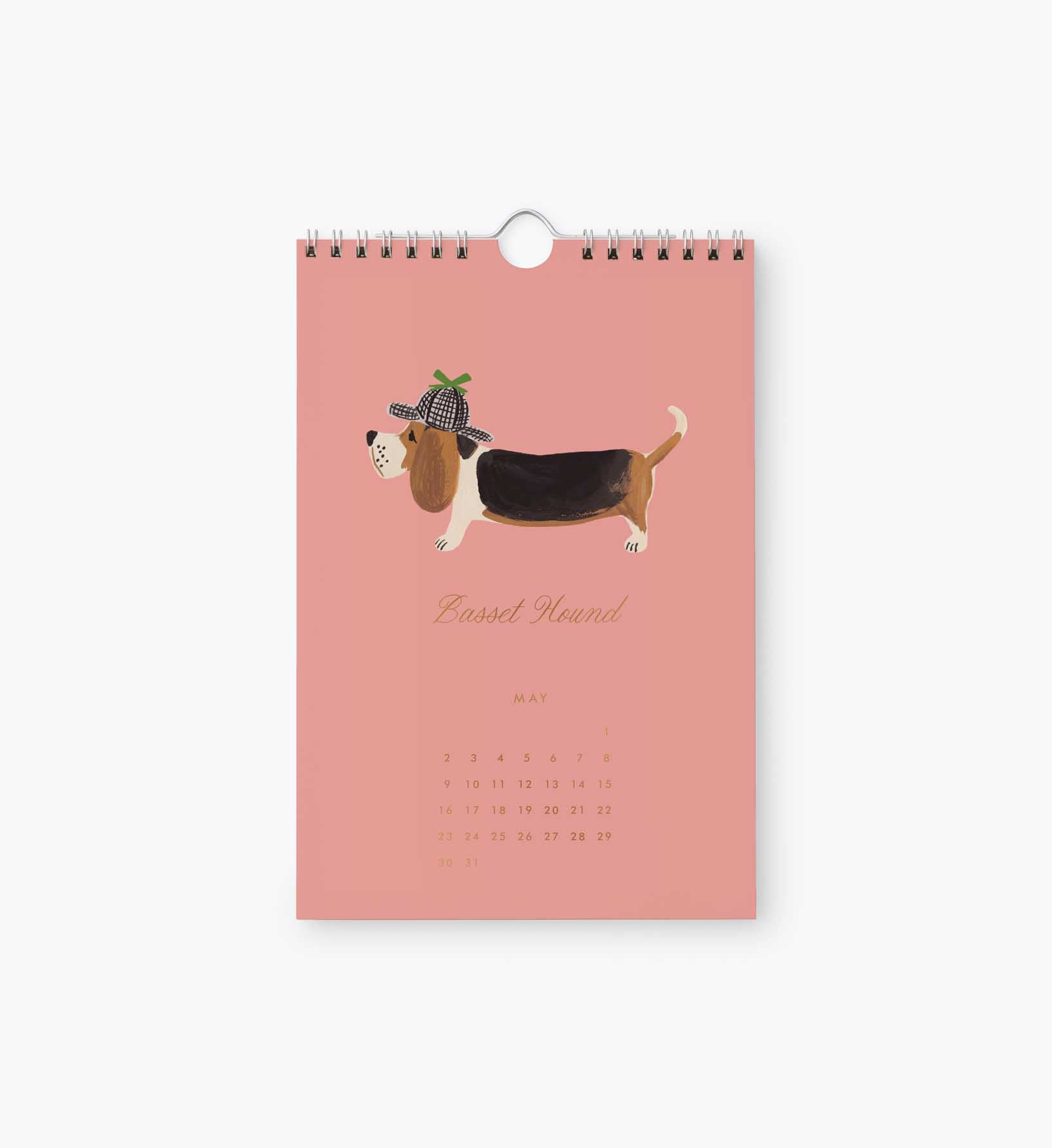 Cloverpaperco™ - 2027 Kitchen Calendar - Dog of the Month