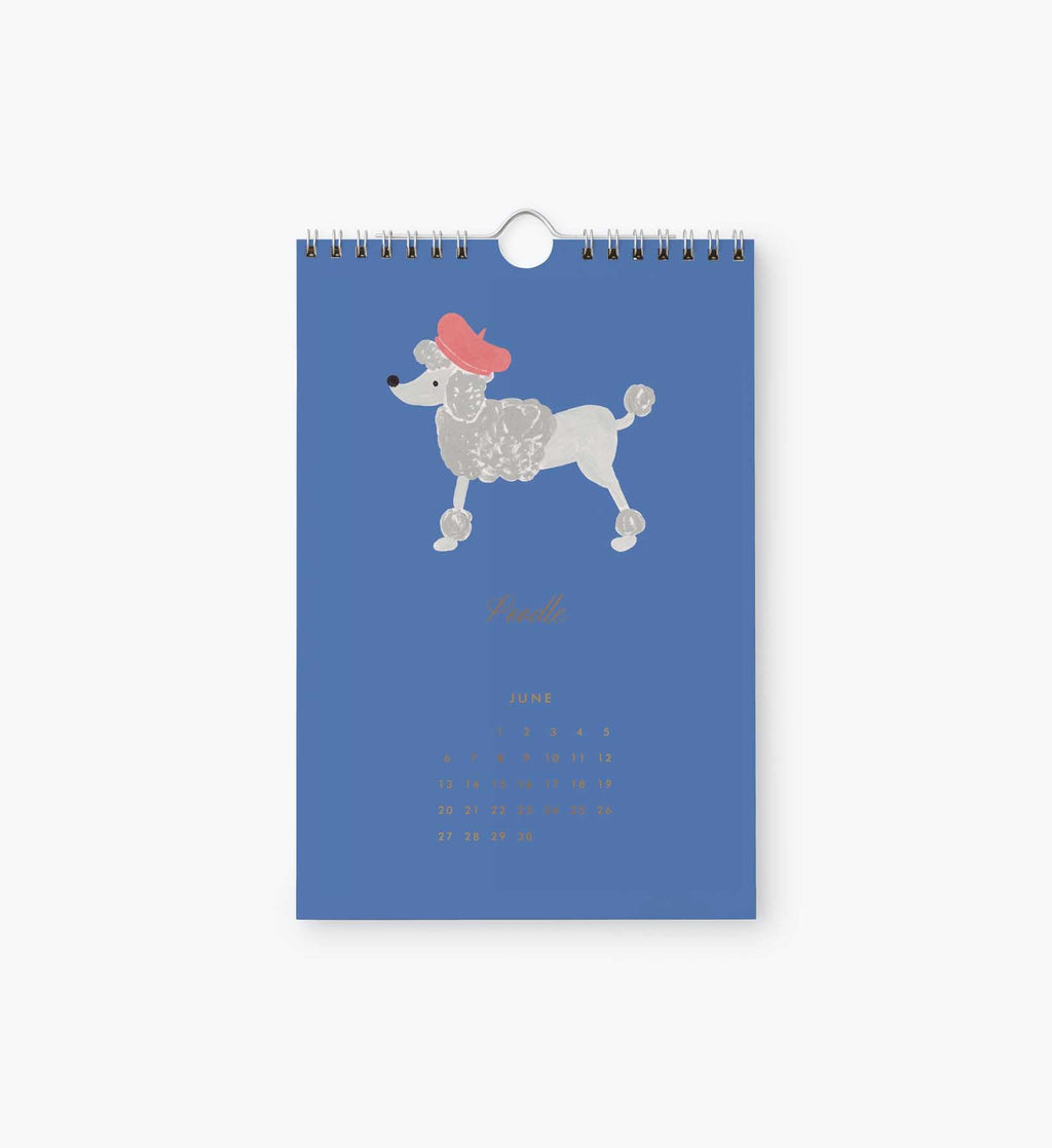 Cloverpaperco™ - 2027 Kitchen Calendar - Dog of the Month