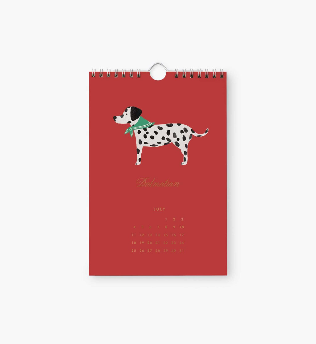 Cloverpaperco™ - 2027 Kitchen Calendar - Dog of the Month
