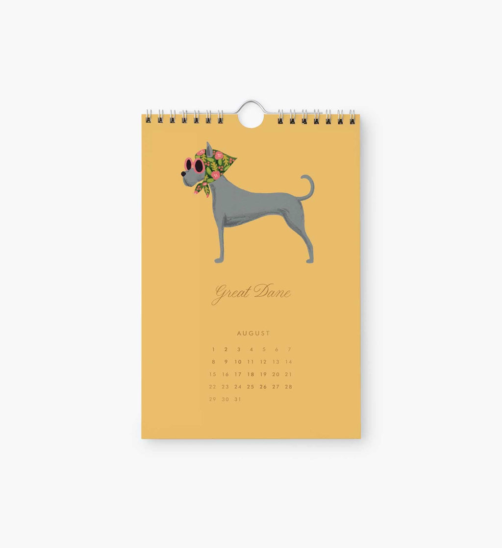 Cloverpaperco™ - 2027 Kitchen Calendar - Dog of the Month
