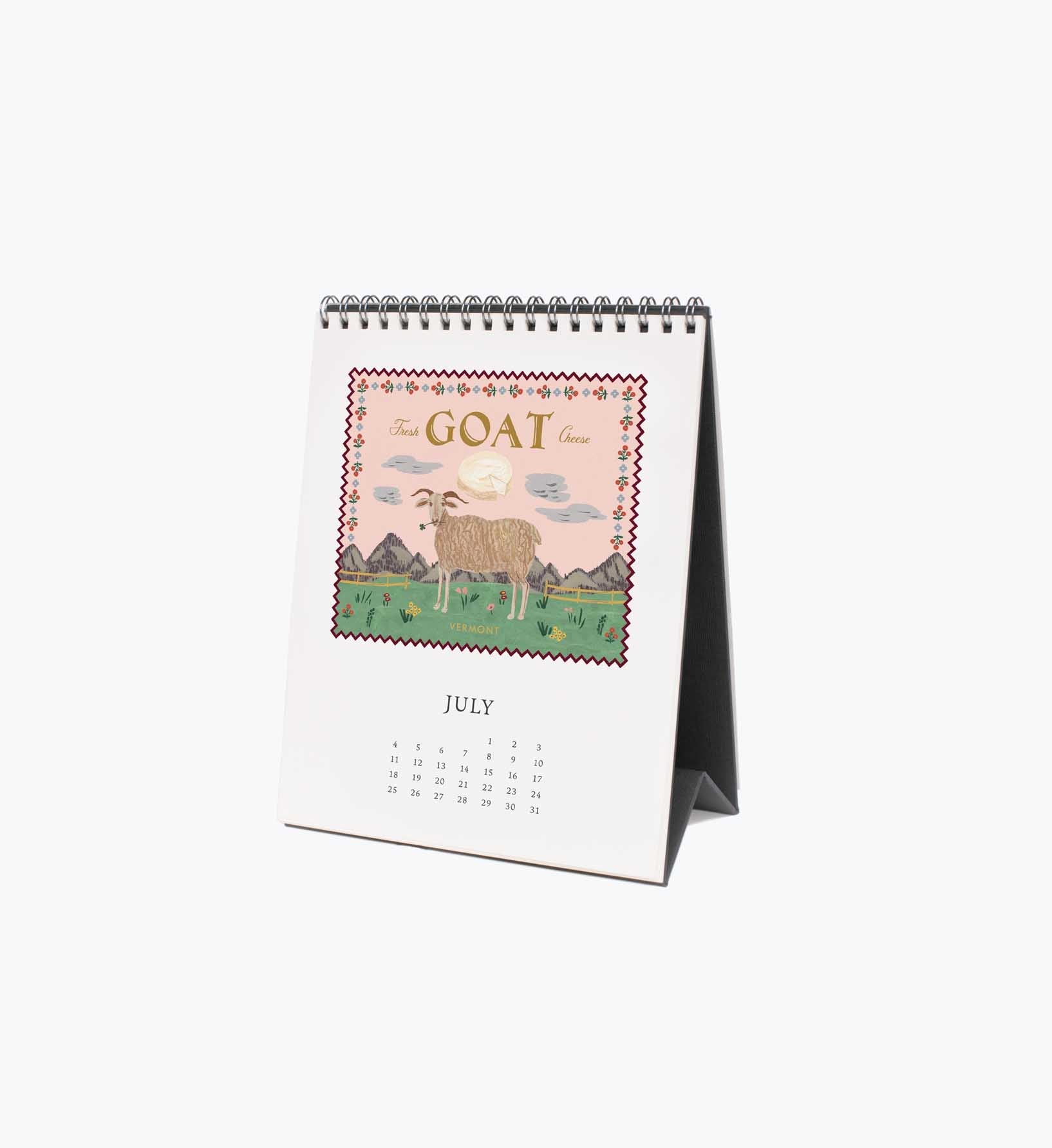 Cloverpaperco™ - 2027 Desk Calendar - Country Farm