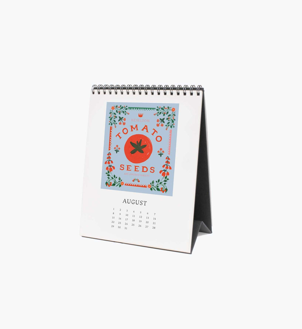 Cloverpaperco™ - 2027 Desk Calendar - Country Farm